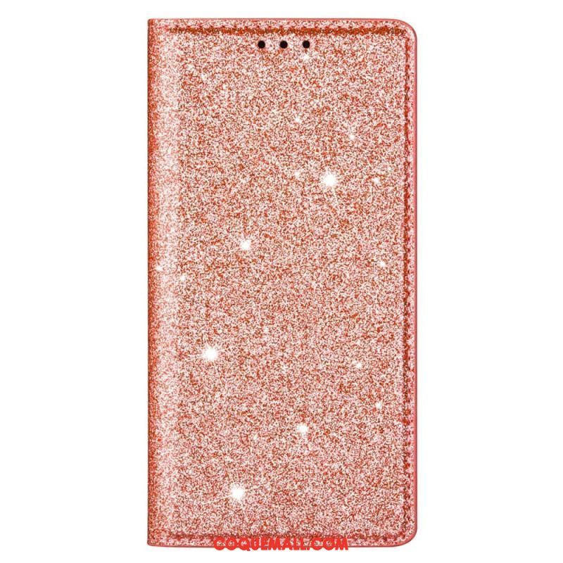 Flip Cover Samsung Galaxy S22 Ultra 5G Style Paillettes