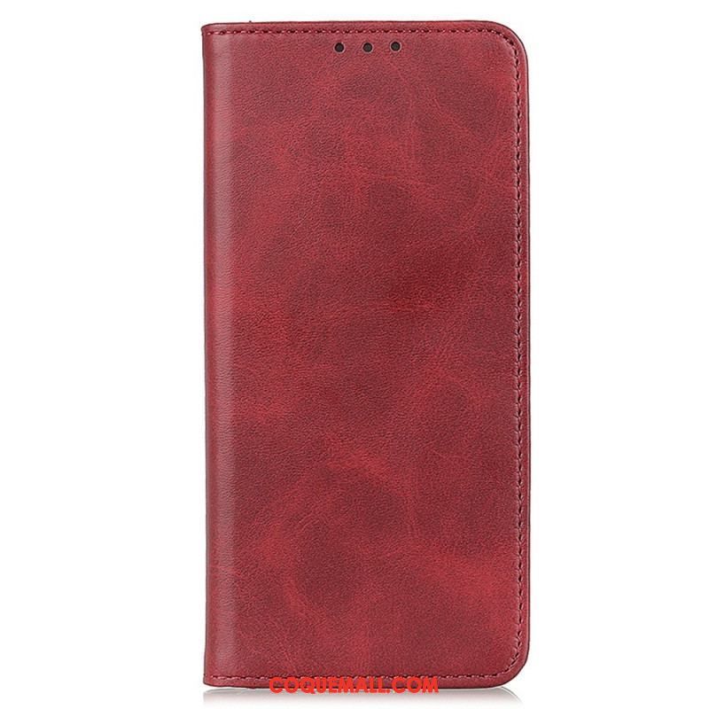 Flip Cover Samsung Galaxy S23 5G Cuir Fendu