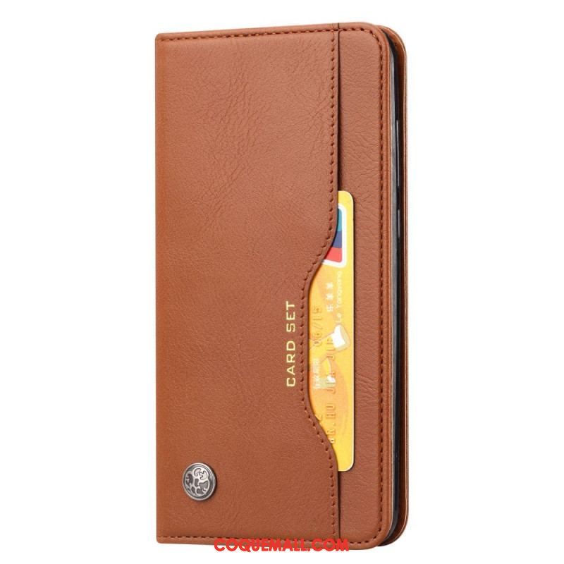 Flip Cover Samsung Galaxy S23 5G Simili Cuir Porte-Cartes