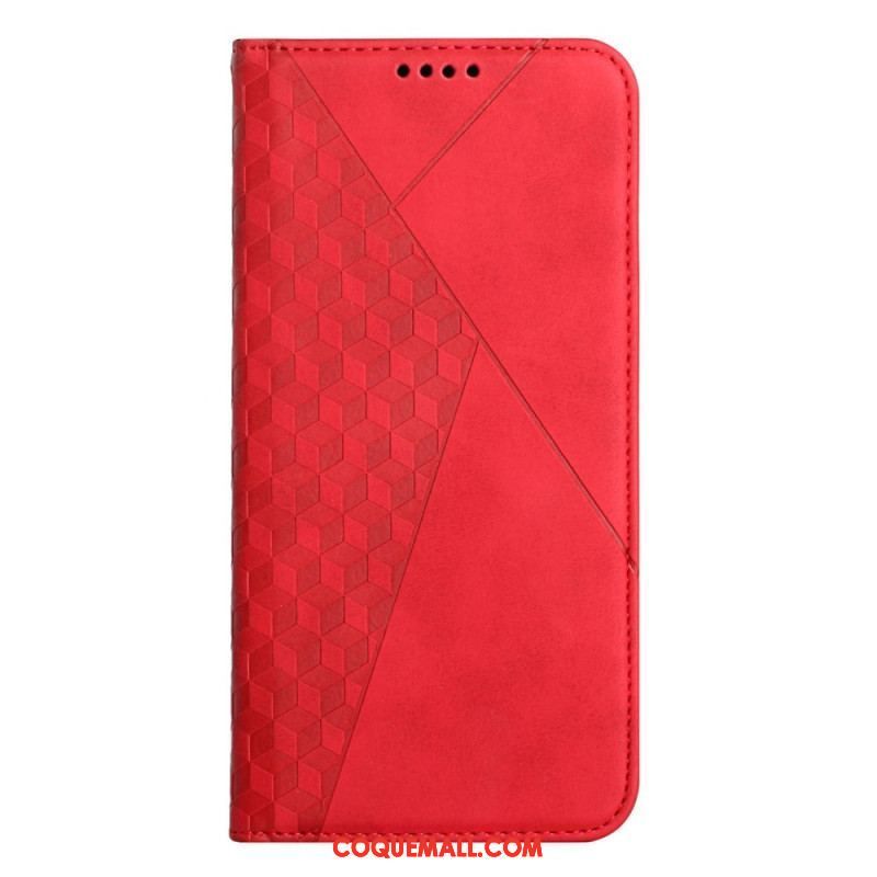 Flip Cover Samsung Galaxy S23 5G Style Cuir Motif 3D