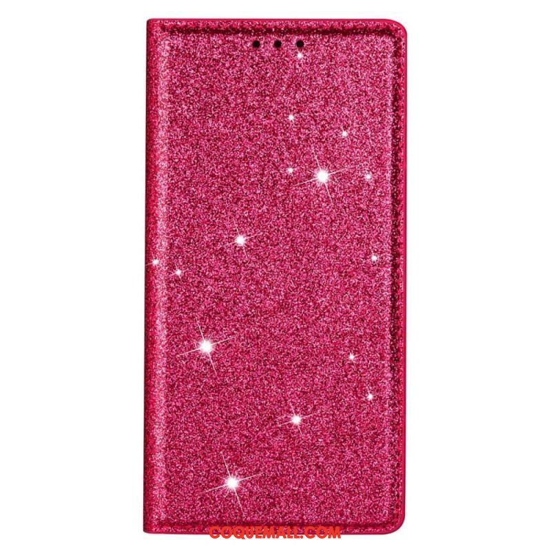 Flip Cover Samsung Galaxy S23 Plus 5G Style Paillettes