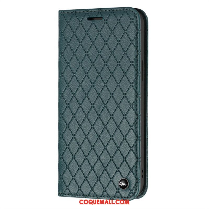 Flip Cover Samsung Galaxy S23 Ultra 5G Losanges RFID