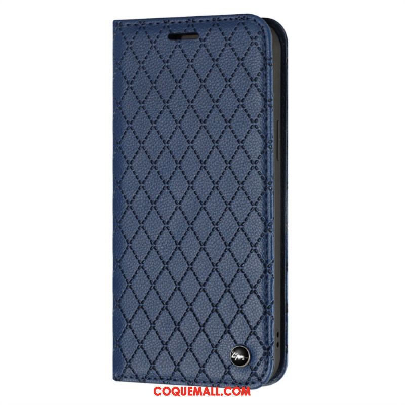 Flip Cover Samsung Galaxy S23 Ultra 5G Losanges RFID