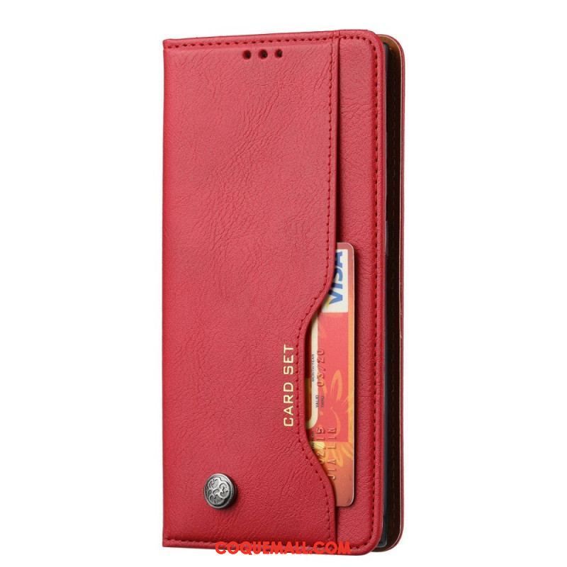 Flip Cover Samsung Galaxy S23 Ultra 5G Simili Cuir Porte-Cartes