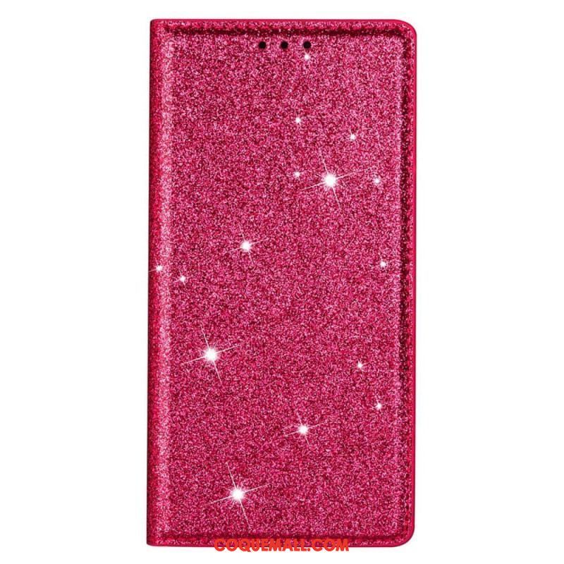 Flip Cover Samsung Galaxy S23 Ultra 5G Style Paillettes