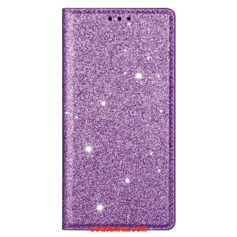 Flip Cover Samsung Galaxy S23 Ultra 5G Style Paillettes