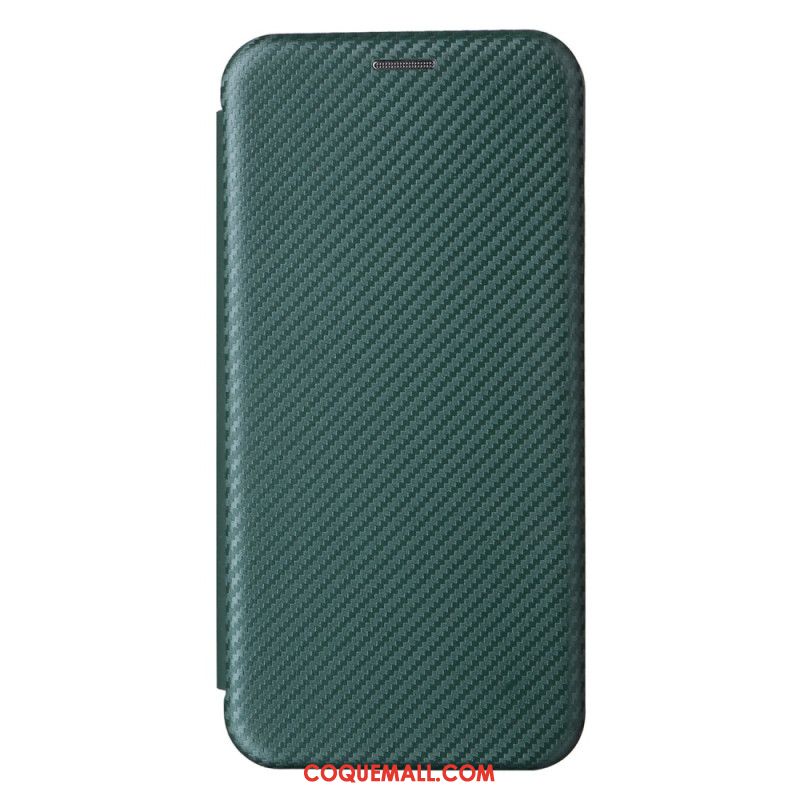 Flip Cover Samsung Galaxy S24 5G Fibre Carbone