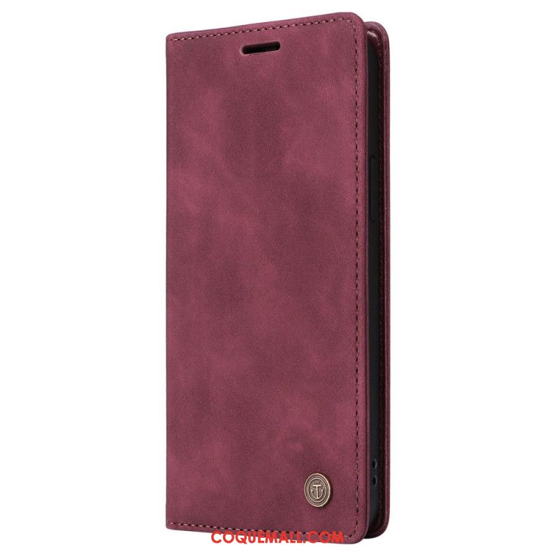 Flip Cover Samsung Galaxy S24 Plus 5G Fermoir Ventouse