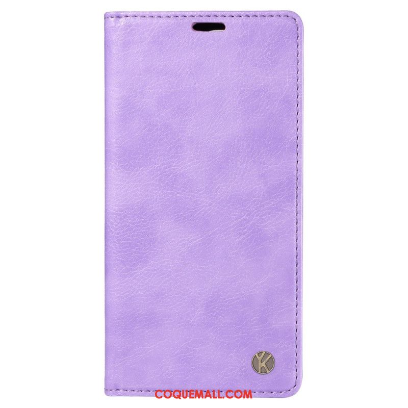 Flip Cover Samsung Galaxy S24 Vintage YIKATU