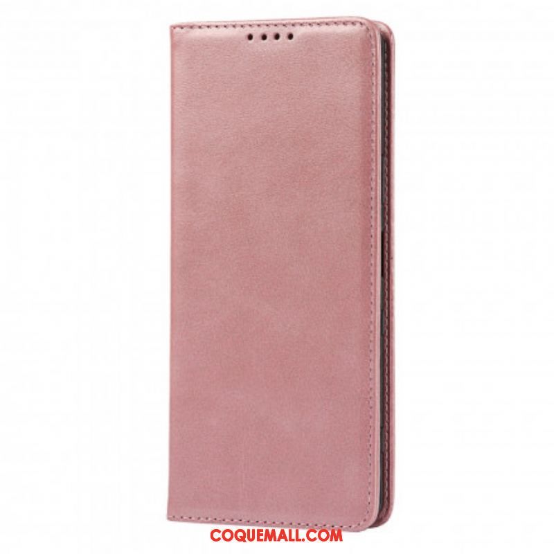 Flip Cover Sony Xperia 1 III Cuir Véritable Classique