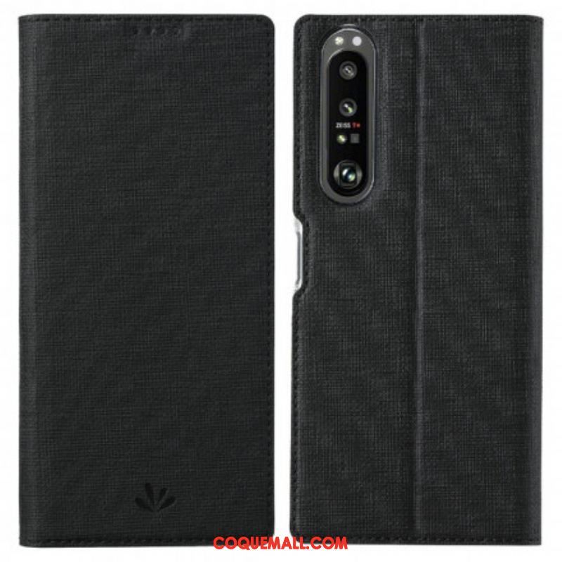 Flip Cover Sony Xperia 1 III Texturée VILI DMX