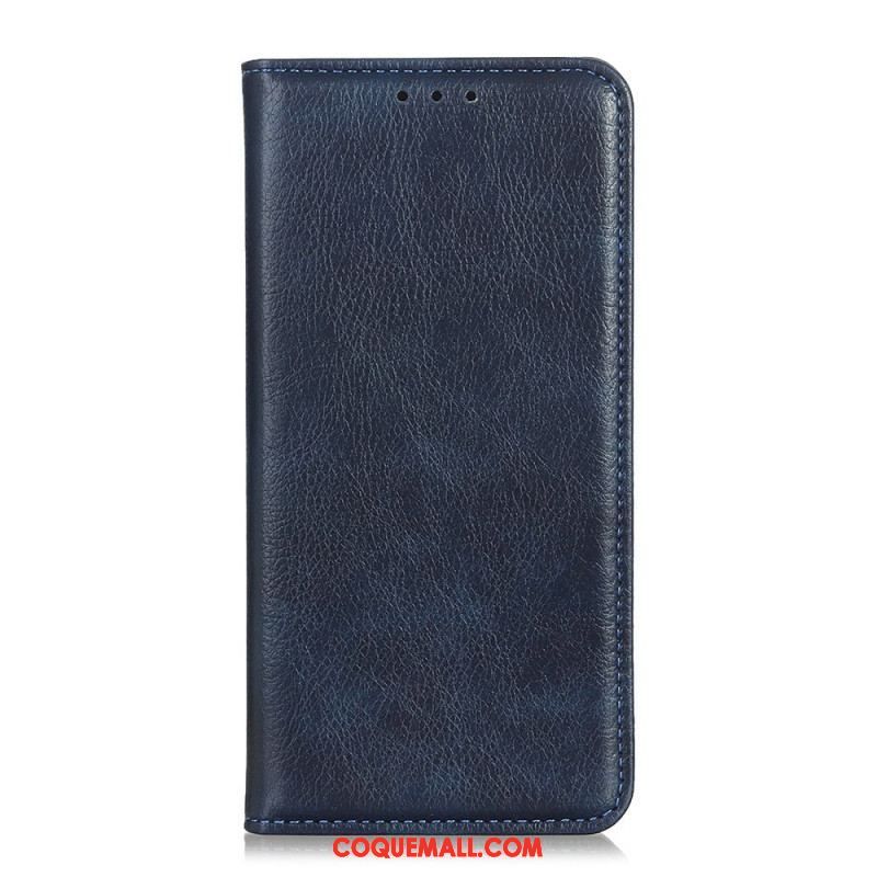 Flip Cover Sony Xperia 1 IV Cuir Fendu Litchi