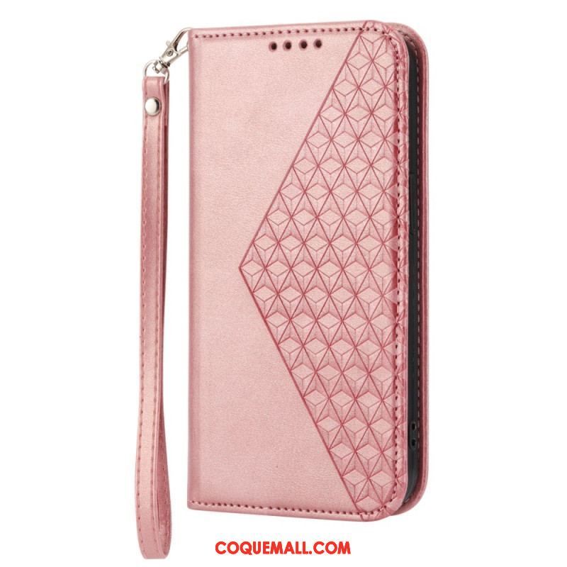 Flip Cover Sony Xperia 1 IV Style Cuir Motif 3D avec Lanière