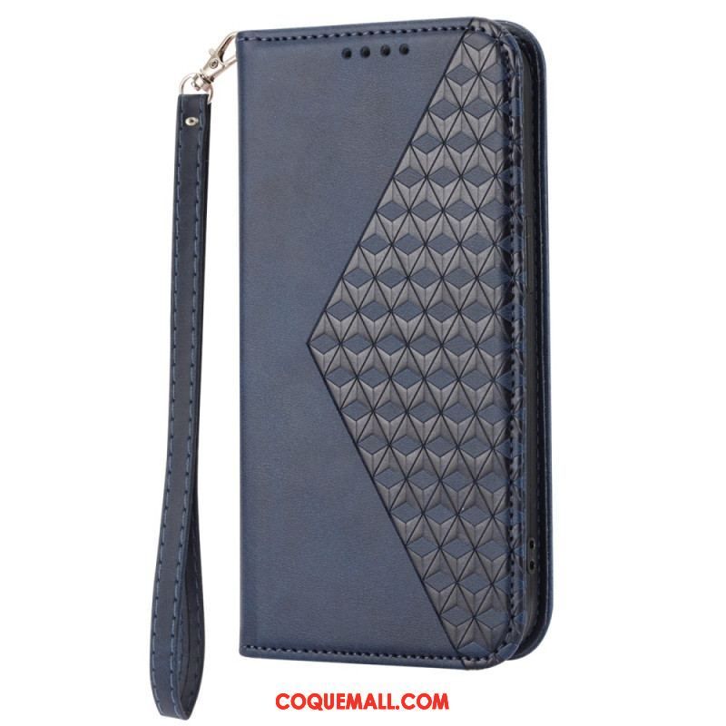 Flip Cover Sony Xperia 1 IV Style Cuir Motif 3D avec Lanière