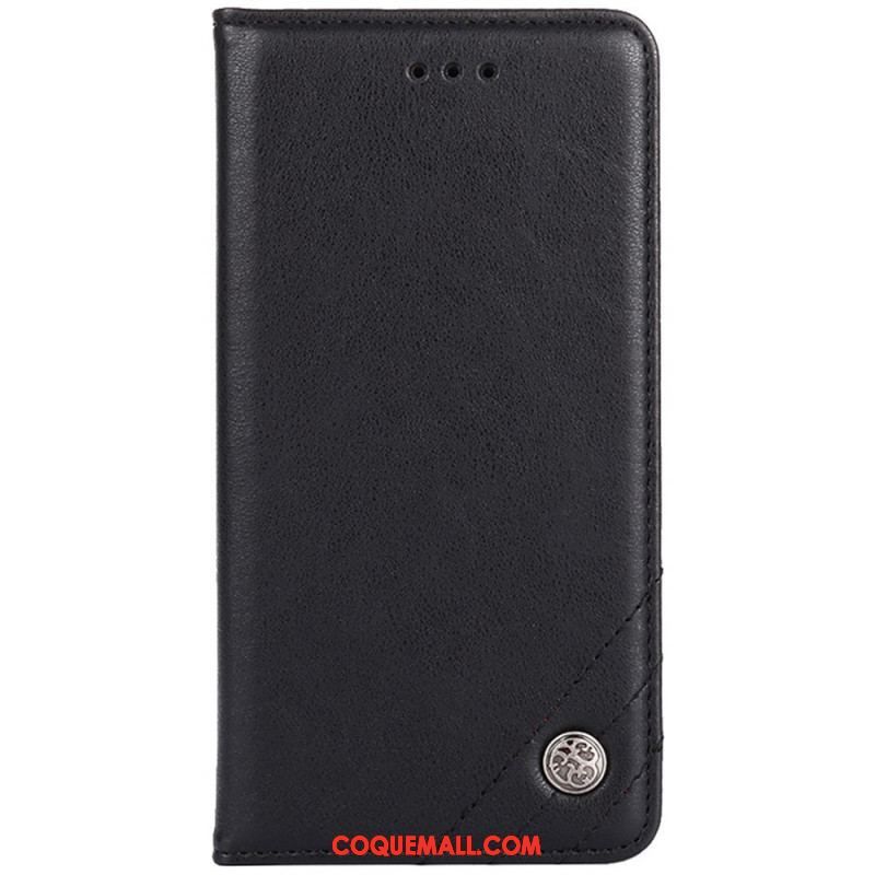 Flip Cover Sony Xperia 10 IV Simili Cuir Rivet Décoratif