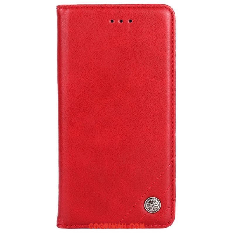 Flip Cover Sony Xperia 10 IV Simili Cuir Rivet Décoratif