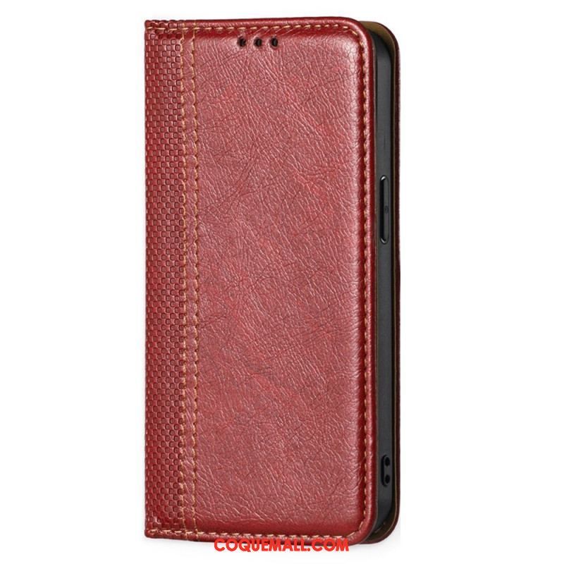 Flip Cover Sony Xperia 10 IV Simili Cuir Vintage