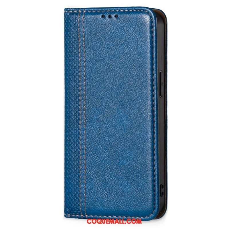 Flip Cover Sony Xperia 10 IV Simili Cuir Vintage