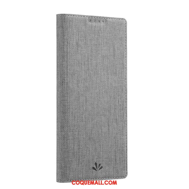 Flip Cover Sony Xperia 10 IV Texture Tissu VILI