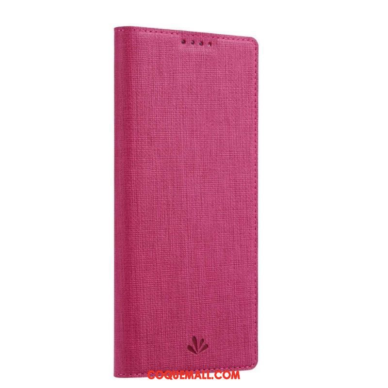 Flip Cover Sony Xperia 10 IV Texture Tissu VILI