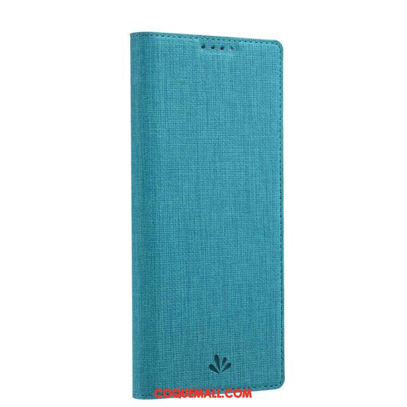 Flip Cover Sony Xperia 10 IV Texture Tissu VILI