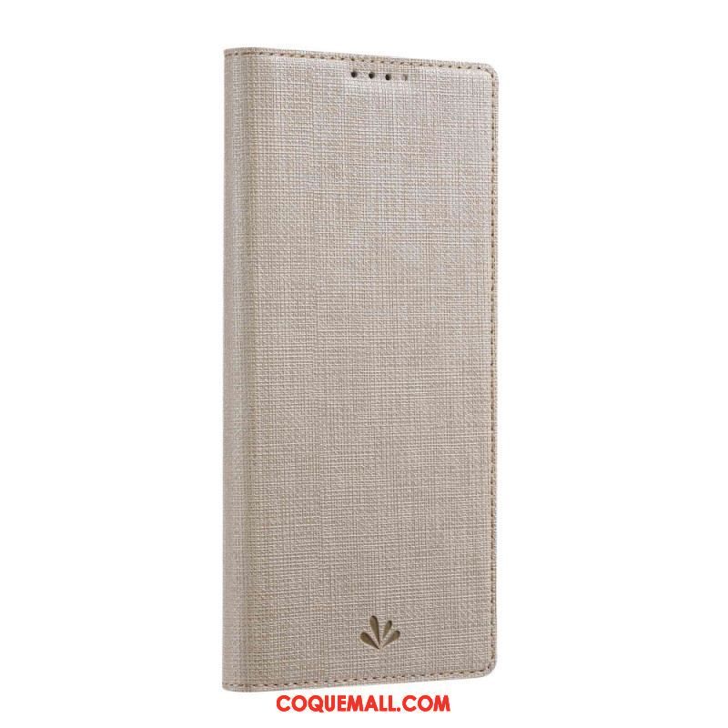 Flip Cover Sony Xperia 10 IV Texture Tissu VILI