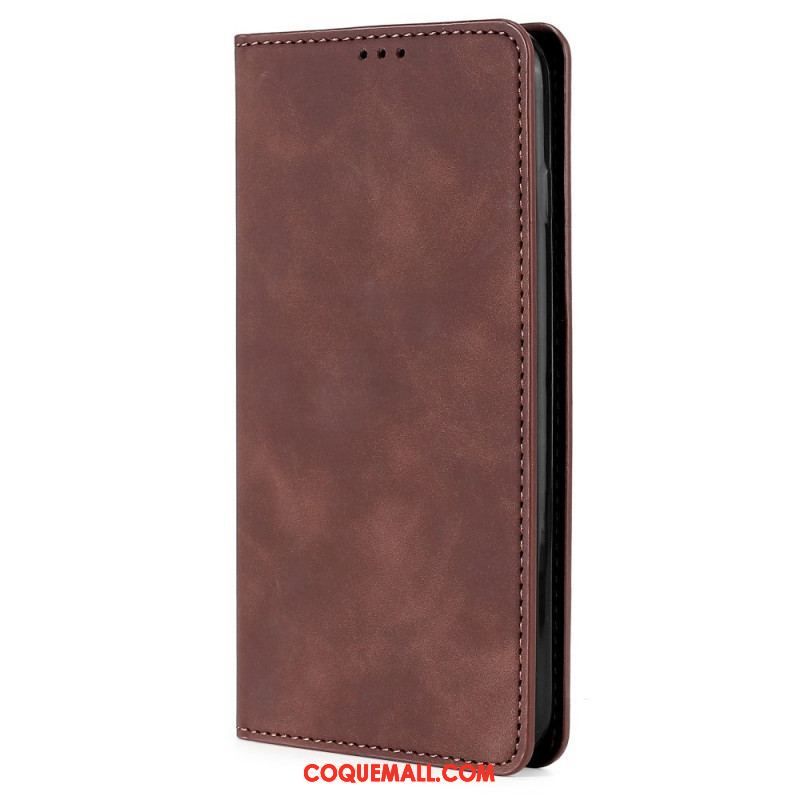 Flip Cover Sony Xperia 5 IV Simili Cuir Élégant