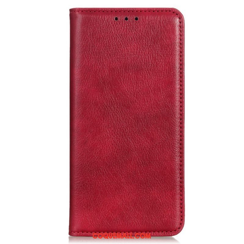 Flip Cover Sony Xperia Pro-I Cuir Litchi Fendu