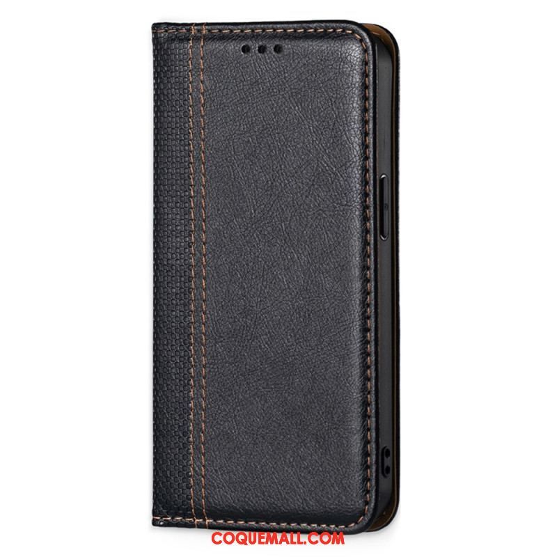 Flip Cover Xiaomi 12 Pro Effet Cuir Vintage