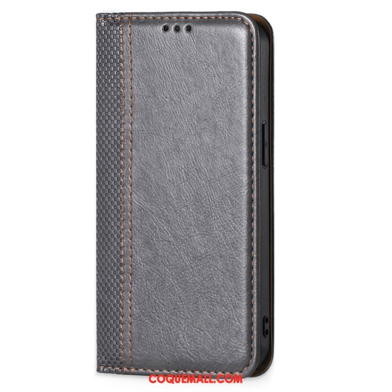 Flip Cover Xiaomi 12 Pro Effet Cuir Vintage