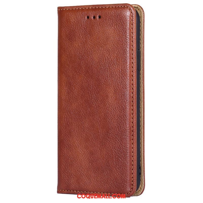 Flip Cover Xiaomi 12 Pro Simili Cuir Coutures