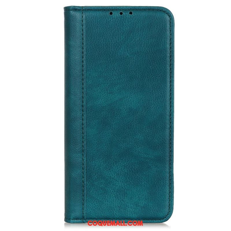 Flip Cover Xiaomi 13 Lite Version Colorée Cuir Fendu