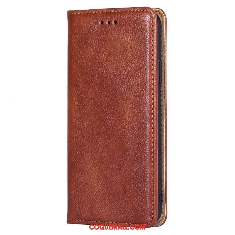 Flip Cover Xiaomi 13 Pro Simili Cuir Coutures