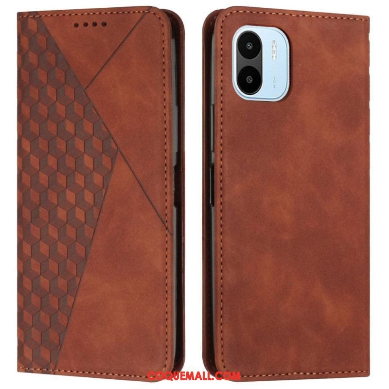 Flip Cover Xiaomi Redmi A1 Skin-Touch style Cubique