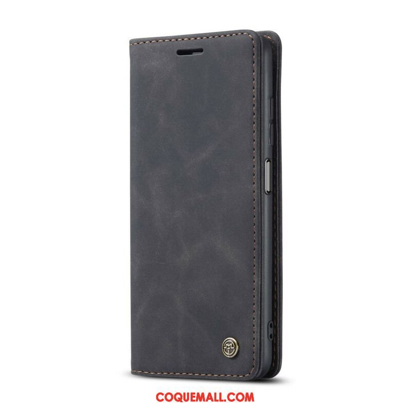 Flip Cover Xiaomi Redmi Note 10/10S/Poco M5s Effet Cuir CASEME