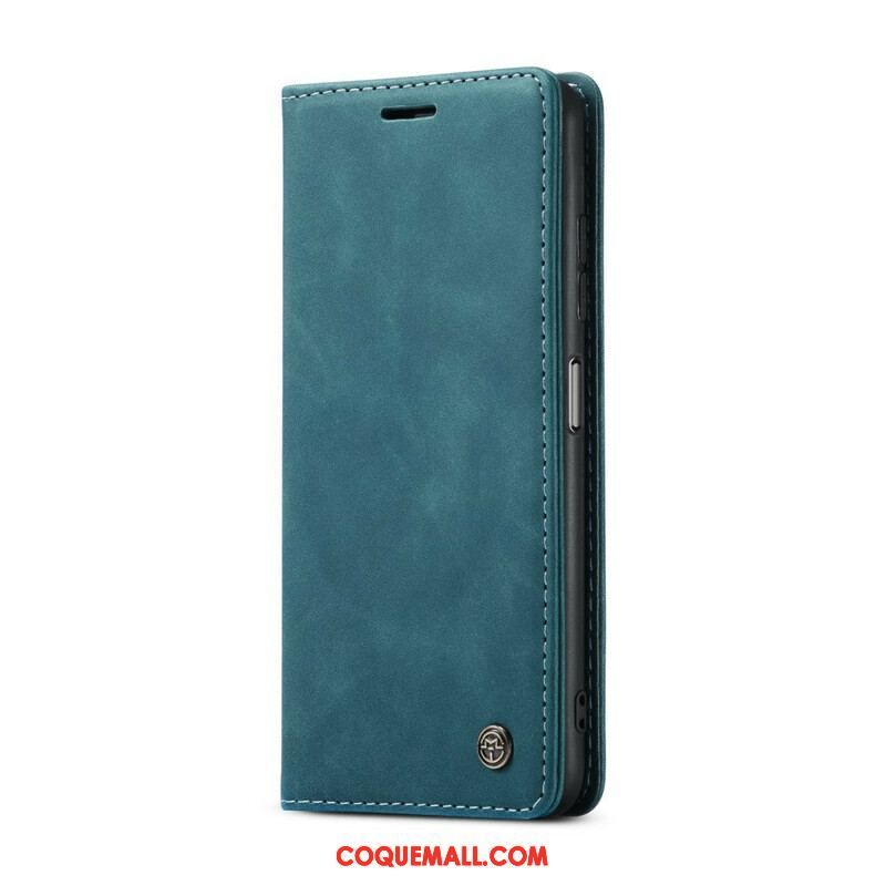 Flip Cover Xiaomi Redmi Note 10/10S/Poco M5s Effet Cuir CASEME