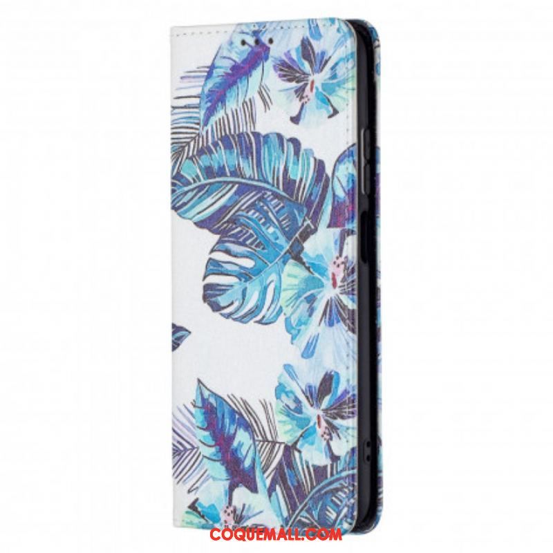 Flip Cover Xiaomi Redmi Note 10/10S/Poco M5s Feuilles