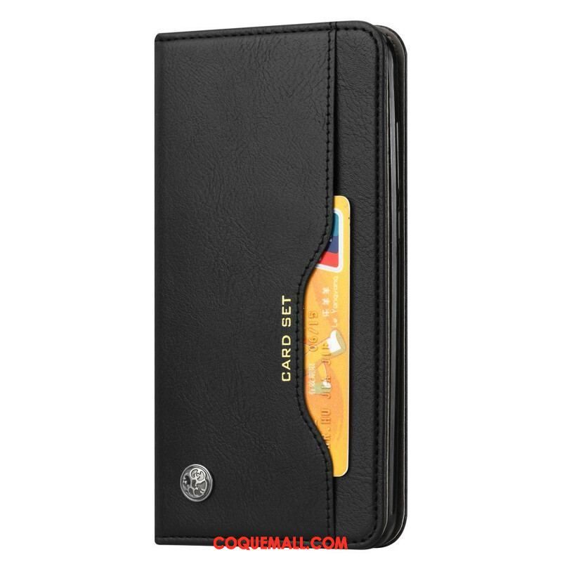 Flip Cover Xiaomi Redmi Note 10/10S/Poco M5s Simili Cuir Porte-Cartes