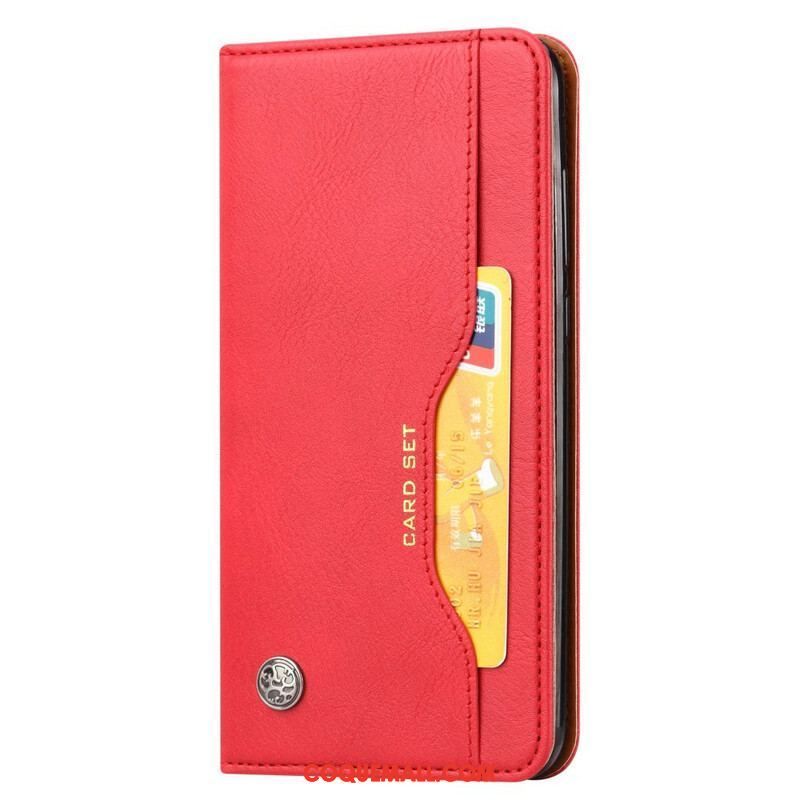 Flip Cover Xiaomi Redmi Note 10/10S/Poco M5s Simili Cuir Porte-Cartes