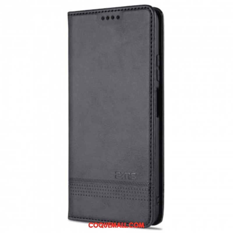 Flip Cover Xiaomi Redmi Note 10/10S/Poco M5s Style Cuir AZNS