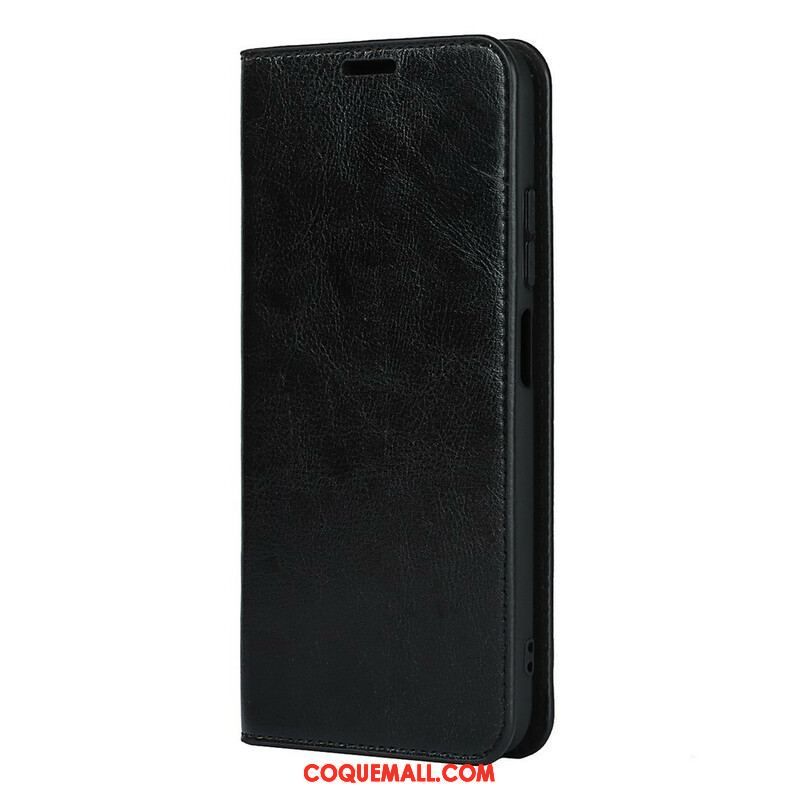 Flip Cover Xiaomi Redmi Note 10 5G / Poco M3 Pro 5G Cuir Véritable