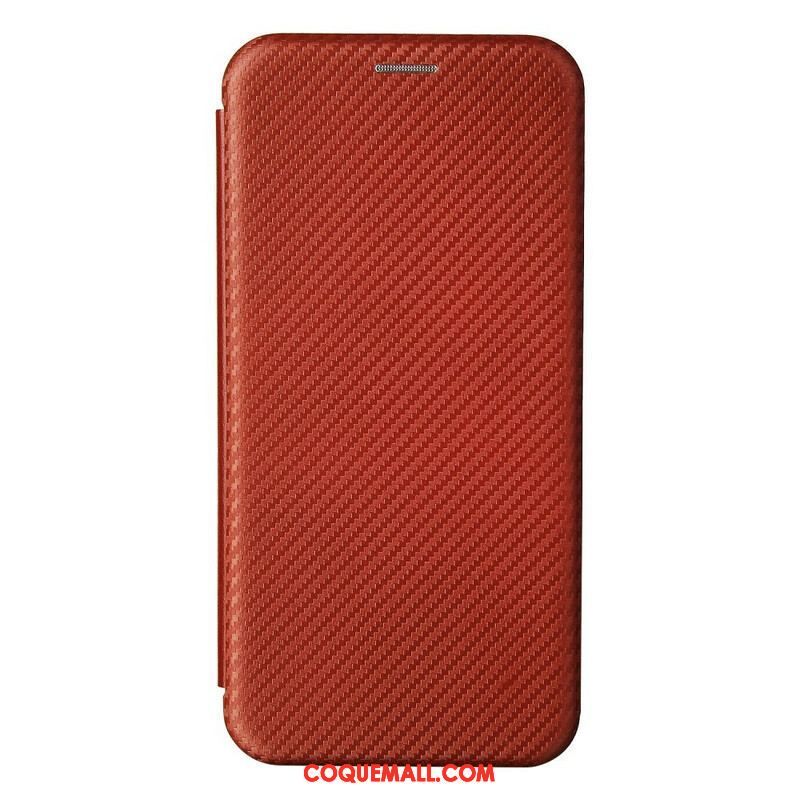 Flip Cover Xiaomi Redmi Note 10 5G / Poco M3 Pro 5G Fibre Carbone Coloré