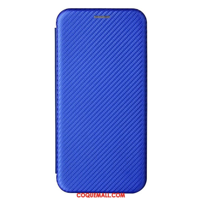 Flip Cover Xiaomi Redmi Note 10 5G / Poco M3 Pro 5G Fibre Carbone Coloré