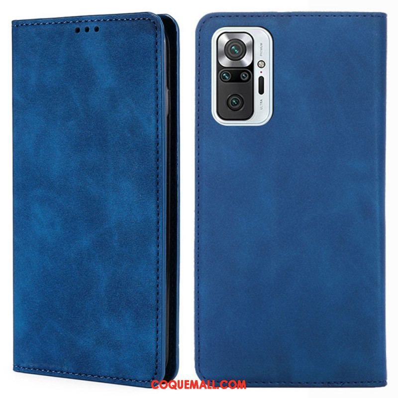 Flip Cover Xiaomi Redmi Note 10 Pro Skin-Touch Classique