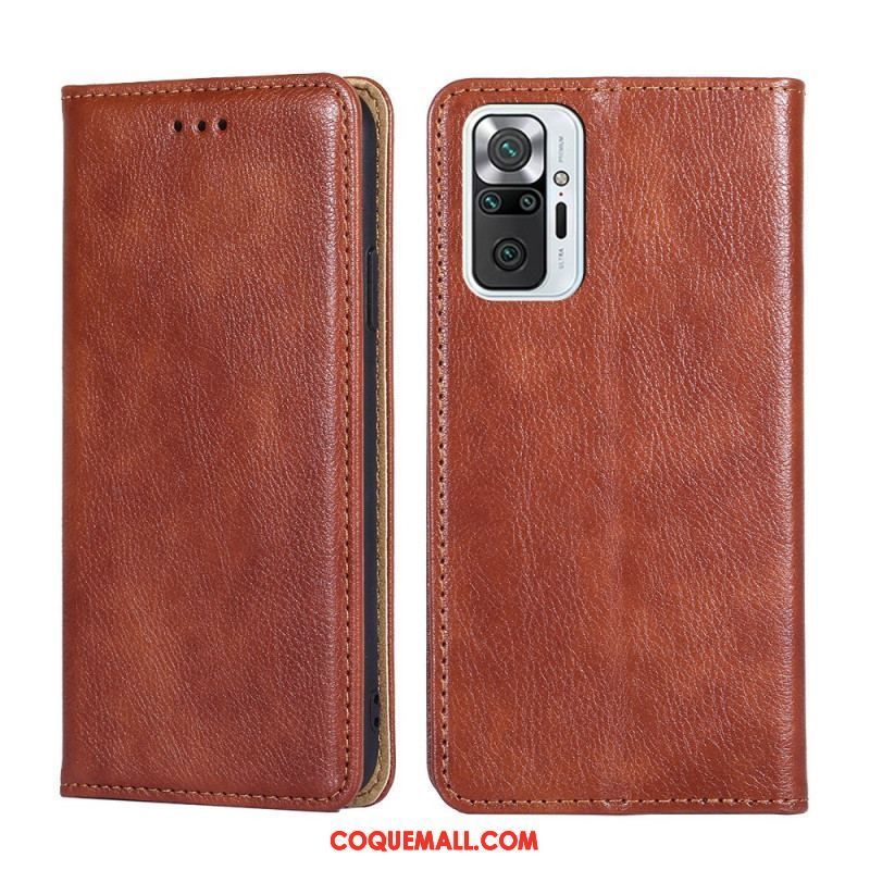 Flip Cover Xiaomi Redmi Note 10 Pro Style Cuir Vintage