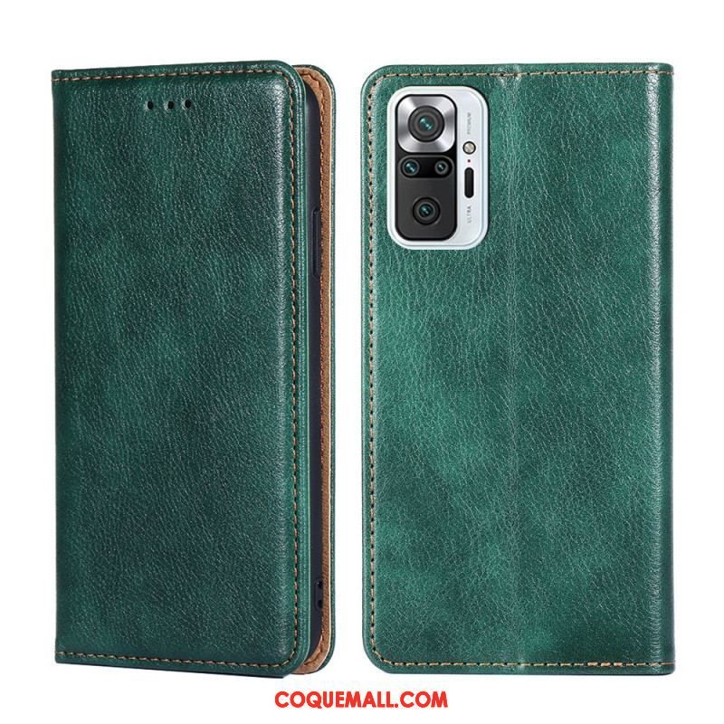 Flip Cover Xiaomi Redmi Note 10 Pro Style Cuir Vintage