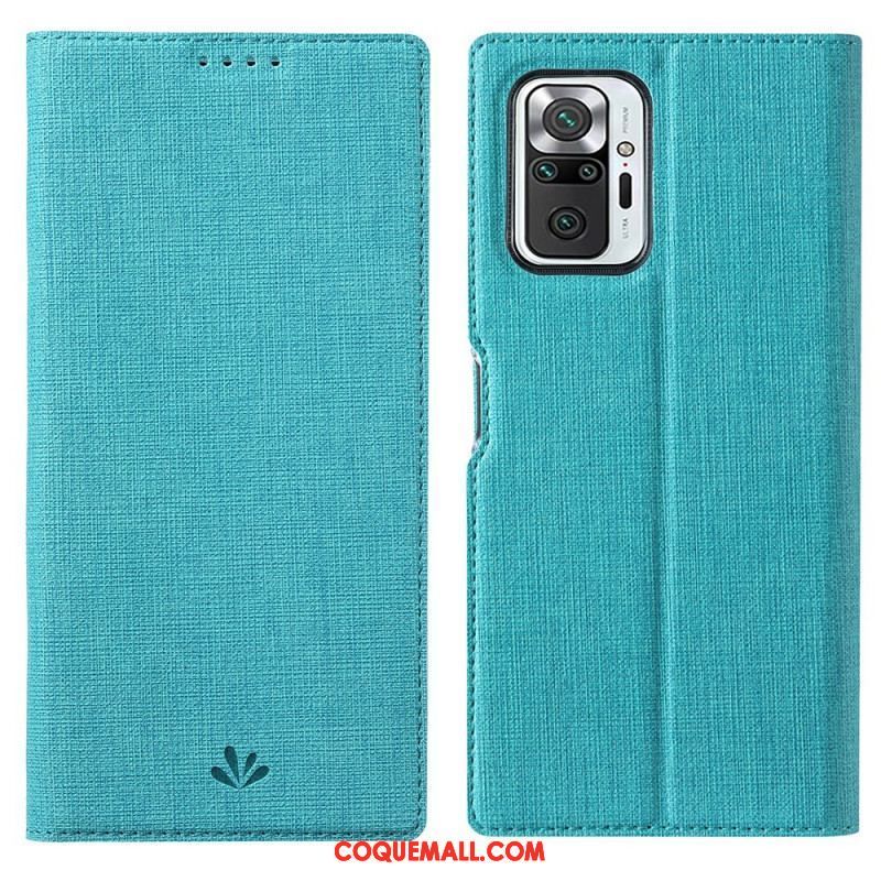 Flip Cover Xiaomi Redmi Note 10 Pro Texturée VILI DMX