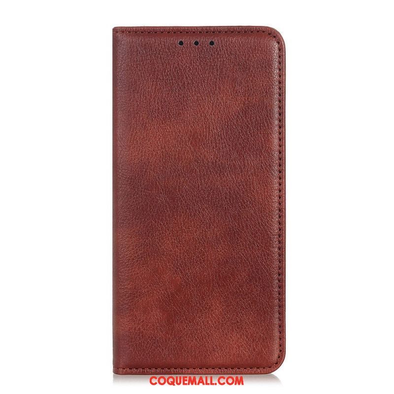 Flip Cover Xiaomi Redmi Note 11 Pro / Note 11 Pro 5G Cuir Fendu Litchi