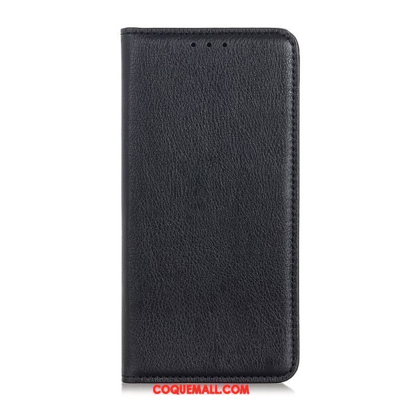 Flip Cover Xiaomi Redmi Note 11 Pro / Note 11 Pro 5G Cuir Fendu Litchi