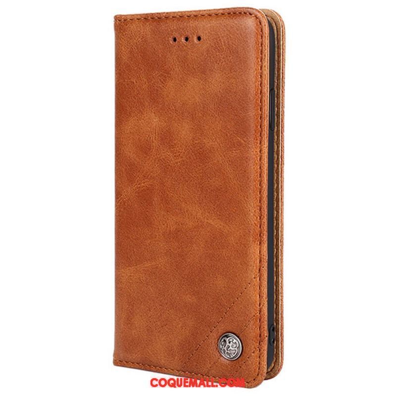 Flip Cover Xiaomi Redmi Note 11 Pro / Note 11 Pro 5G Style Cuir Rivet